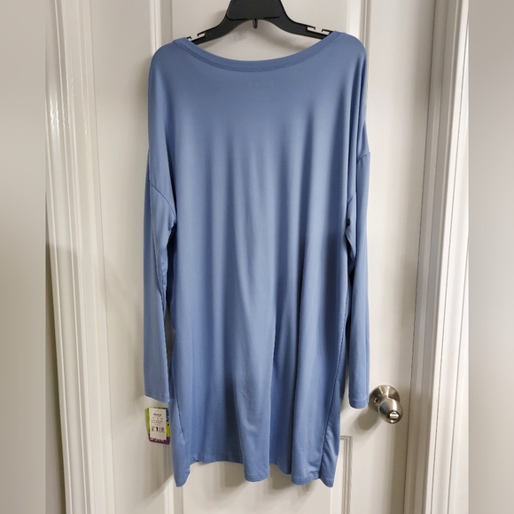 NWT Disney Stitch Blue Long Sleeve Women's Sleepwear - Picture 8 of 8